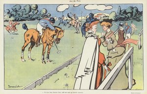 Et spil polo. Illustration til Le Rire