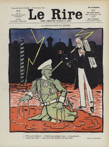 Revolution i Rusland. Illustration til Le Rire