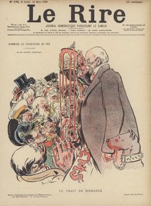 Toast af Bismarck. Illustration til Le Rire