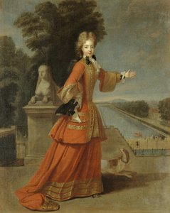 Portræt af Marie Adélaïde af Savoyen, hertuginde af Burgund af Pierre Gobert