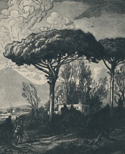 Vesuv fra Pompeji, 1919