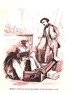 Charles Grandet og Nanon, illustration fra 
