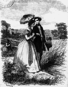 Felix de Vandenesse og Madame de Mortsauf, illustration til 