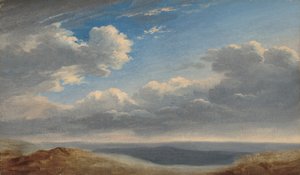 Studie af skyer over den romerske Campagna, ca. 17821785.