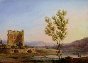 Udsigt over Roms udkant af Pierre Henri de Valenciennes