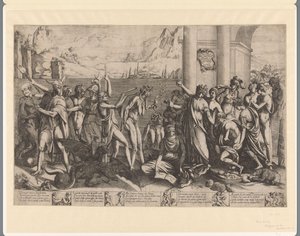 Allegori af skulptur af Pierre II Biard
