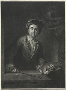 François de Troy, efter et selvportræt.