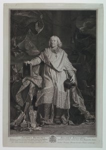 Portræt af kardinal Jacques Benigne Bossuet (1627-1704)