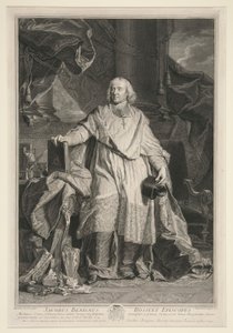 Portræt af Jacques Benigne Bossuet af Pierre Imbert Drevet