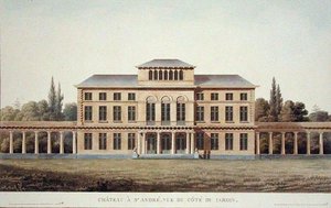 Chateau of St. Andre, fra haven, fra 