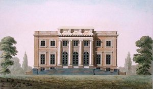 Chateau of Wannegem nær Oudenaarde, fra 