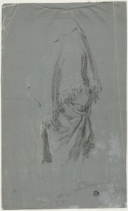 Sjalet kvinde set bagfra af Pierre Jacques Volaire