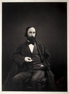 Auguste Vacquerie af Pierre Jean Delbarre