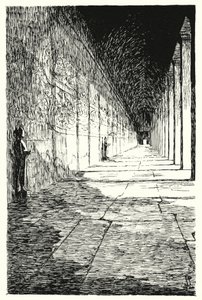 Galleri af den første etage, Angkor Vat (gravering)