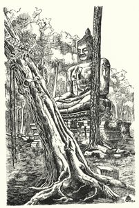 Tep Pranams Buddha (gravering)
