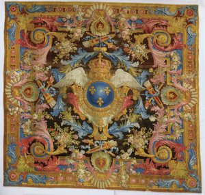 Louis XV sæbefabrikstæppe, 1740-50 af Pierre Josse Perrot