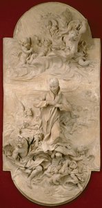 S. Luigi Gonzaga in Glory, ca. 1696 (terracotta) af Pierre Legros