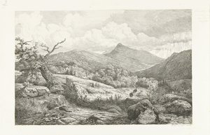 Kirkegården i Baden-Baden af Pierre Louis Dubourcq
