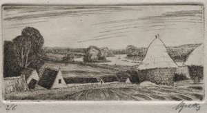 Brebant gård af Pierre Louis Gatier