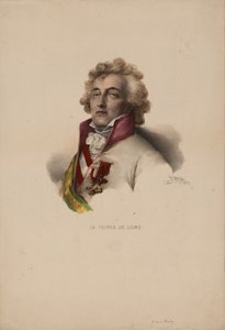 Portræt af Charles-Joseph, Prince de Ligne 1735-1814, 1825