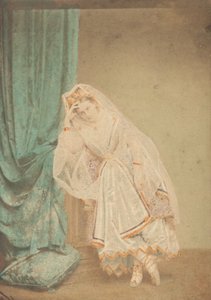 [Grevinden i guld piké kjole som Judith], 1860