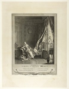 The Boudoir, fra Monument du Costume Physique et Moral de la fin du Dix-huitième siècle af Pierre Maleuvre