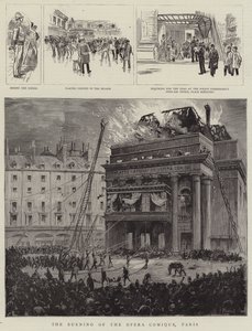 Afbrændingen af Opera Comique, Paris