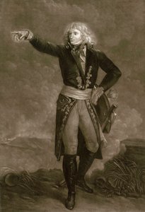 Napoleon Bonaparte som øverstkommanderende for den italienske hær (1796-1797) - Indgravering af Pierre Michel (Pierre-Michel) Alix (1762-1817) af Pierre Michel Alix