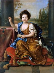 Louise Marie de Bourbon 1674-1681, hertuginde af Orleans af Pierre Mignard