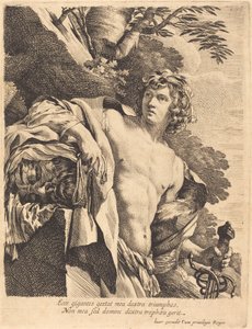 David med Goliats hoved af Pierre Mignard I after Simon Vouet