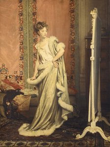Foran spejlet, 1873.