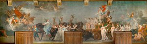Fresco "" Le triumphe de la Republique""