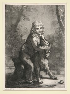 Uden titel (Dreng med hund)