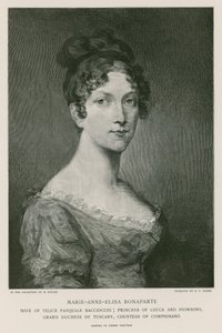 Elisa bonaparte af Pierre Paul Prudhon