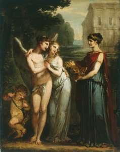 Uskyldigheden foretrækker kærlighed frem for rigdom af Pierre Paul Prud