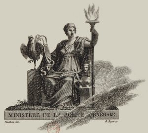 Indenrigsministeriet - emblem af Pierre Paul Prud
