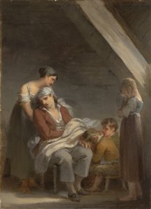 En sorgramt familie, 1821