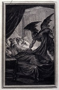 Hans Carvel-ringen - i "" Fortællinger og noveller i vers "" af Jean La Fontaine. 1776. Illustration af P.P. Choffard.