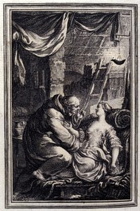Djævelen i helvede - i "Fortællinger og noveller på vers" af Jean La Fontaine. 1776. Illustration af P.P. Choffard.