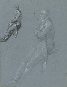 To studier af Rutger Jan Schimmelpenninck og en skitse af hans kone af Pierre Prud