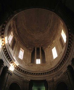Barokarkitektur: Chapel of the Old Charite (1679 - 1707), klosteret Marseille, af arkitekten Pierre Puget (1622 - 1694). Indvendig udsigt. Marseille, Bouches du Rhone (Bouches-du-Rhone) (13). af Pierre Puget