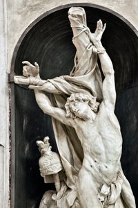 Sankt Sebastian, detalje (Skulptur