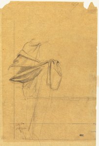 Draperi undersøgelse af Pierre Puvis de Chavannes