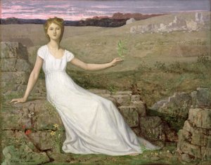 Hope, 1872 (se 83731) af Pierre Puvis de Chavannes