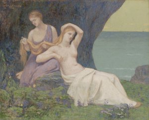 I Lyngen, 1896. af Pierre Puvis de Chavannes