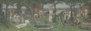 Mellem kunst og natur, ca. 1890-95. af Pierre Puvis de Chavannes