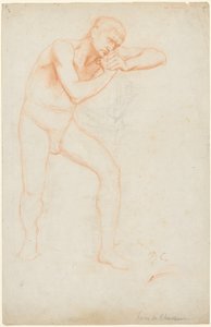 Nøgen mand, 1891. af Pierre Puvis de Chavannes