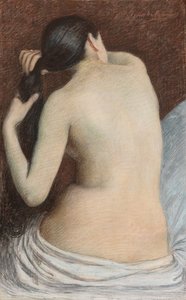 Model af Pierre Puvis de Chavannes
