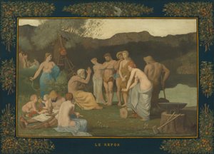 Hvile af Pierre Puvis de Chavannes