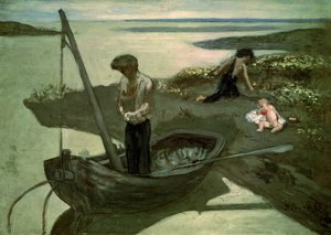 Skitse til den stakkels fisker af Pierre Puvis de Chavannes